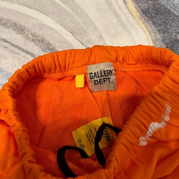 Gallery Dept Painted Flare Sweatpants Orange Size Large - Picture 3 of 3